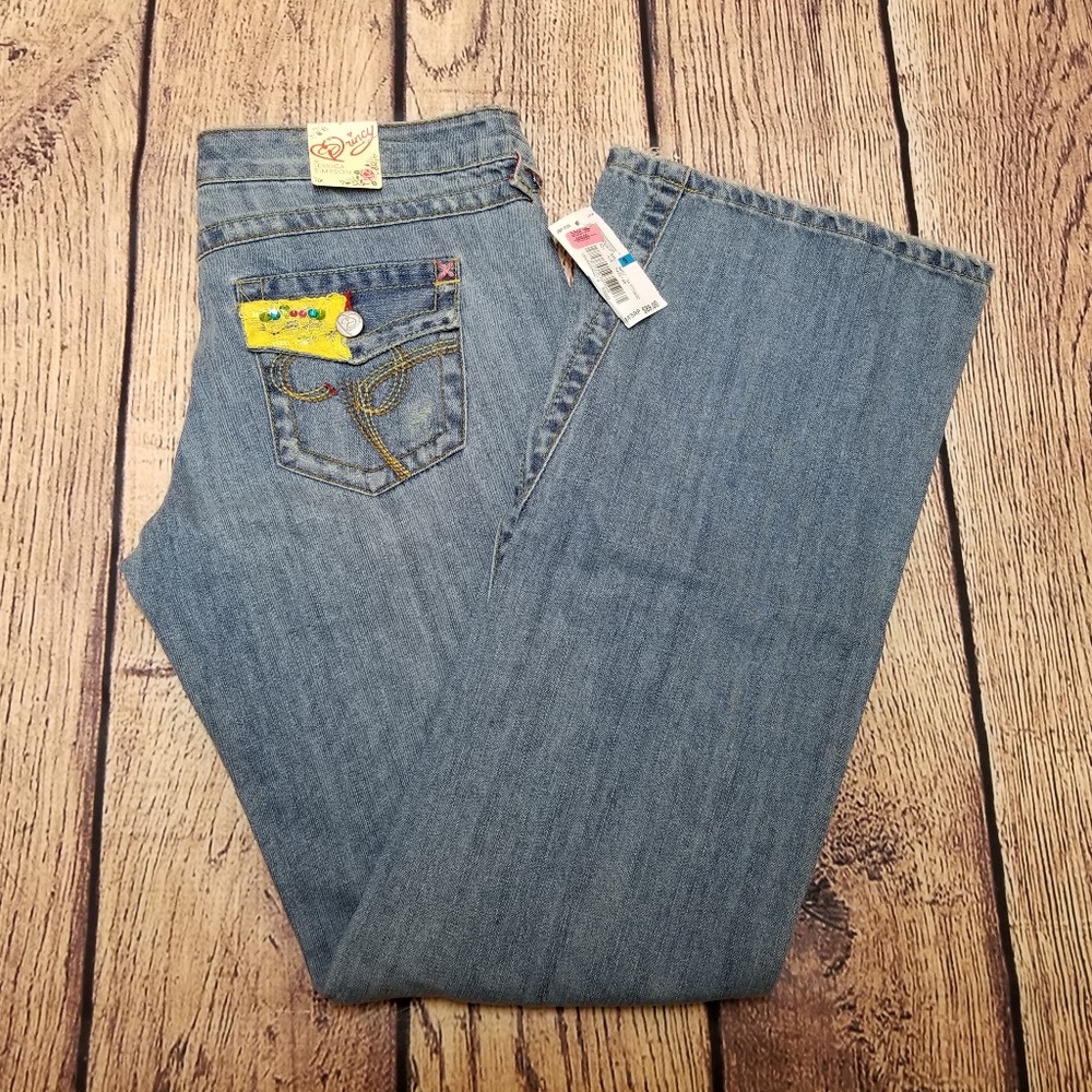 NWT Princy by Jessica Simpson Jeans Wide Leg Sz 9